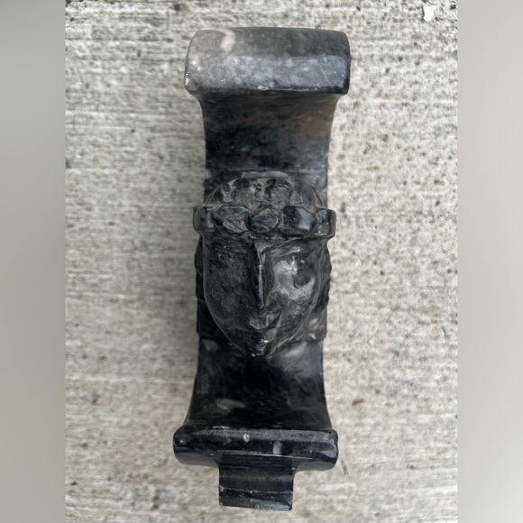 Aztec Detailed Marble Cut Statue 935g - Picture 4 of 6